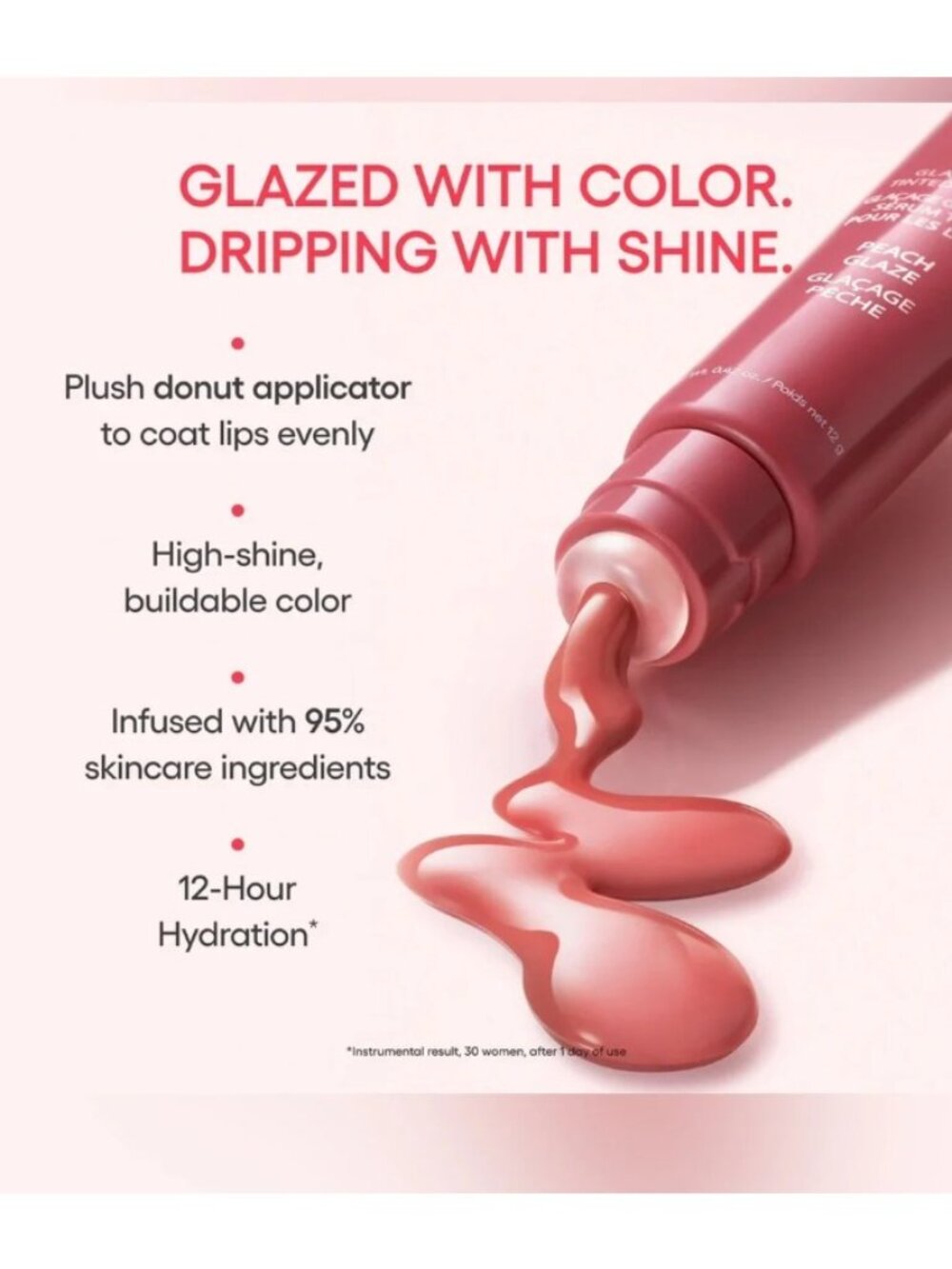 Laneige Glaze Craze Tinted Lip Serum - Raspberry Jam 0.42oz Full Size - Picture 4 of 4